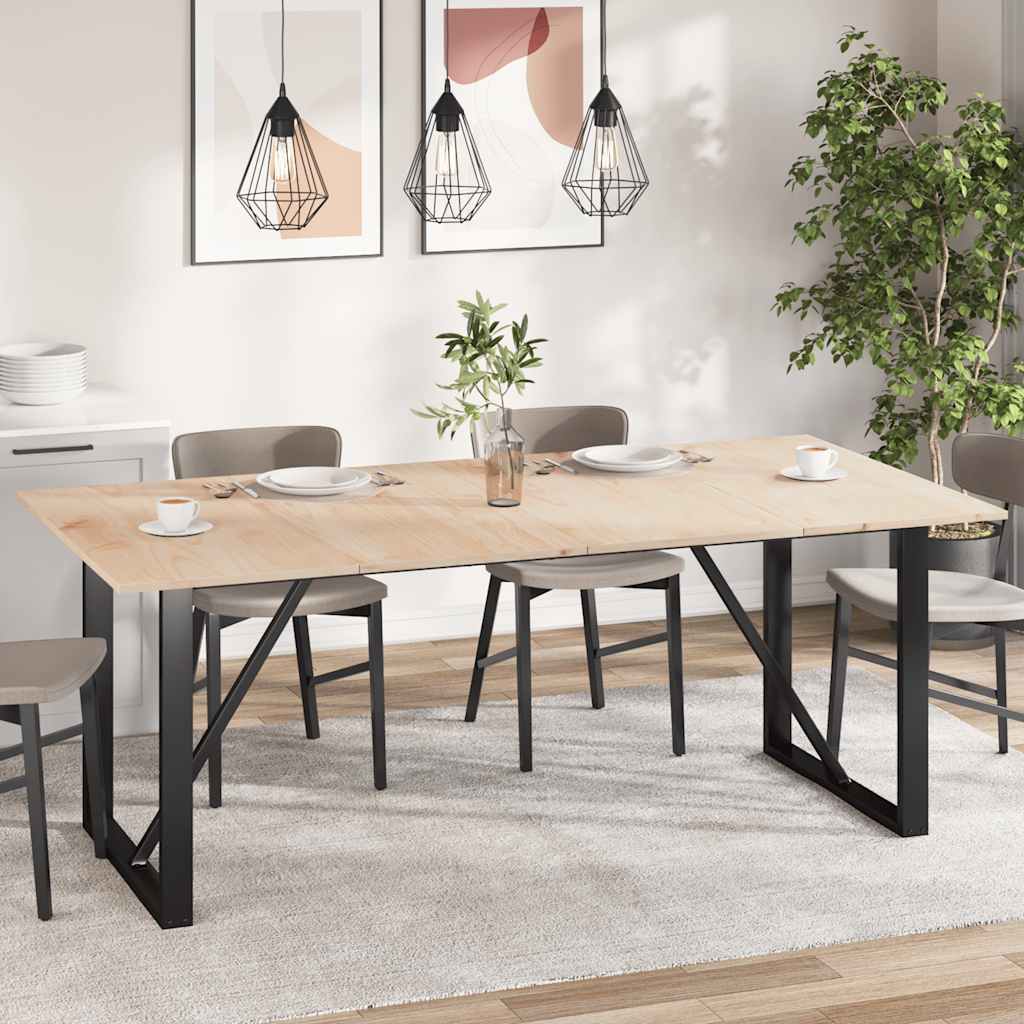 vidaXL Tafelblad vierkant 40x40x1,7 cm massief grenenhout