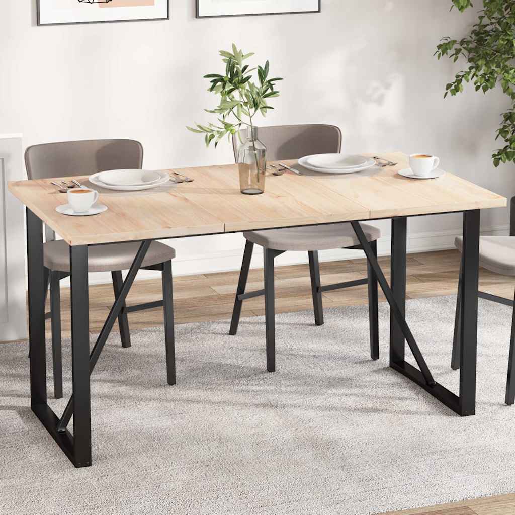 vidaXL Tafelblad vierkant 40x40x1,7 cm massief grenenhout