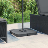 vidaXL 4-delige Set parasolvoeten voor kruisvoet parasol 100 kg PP