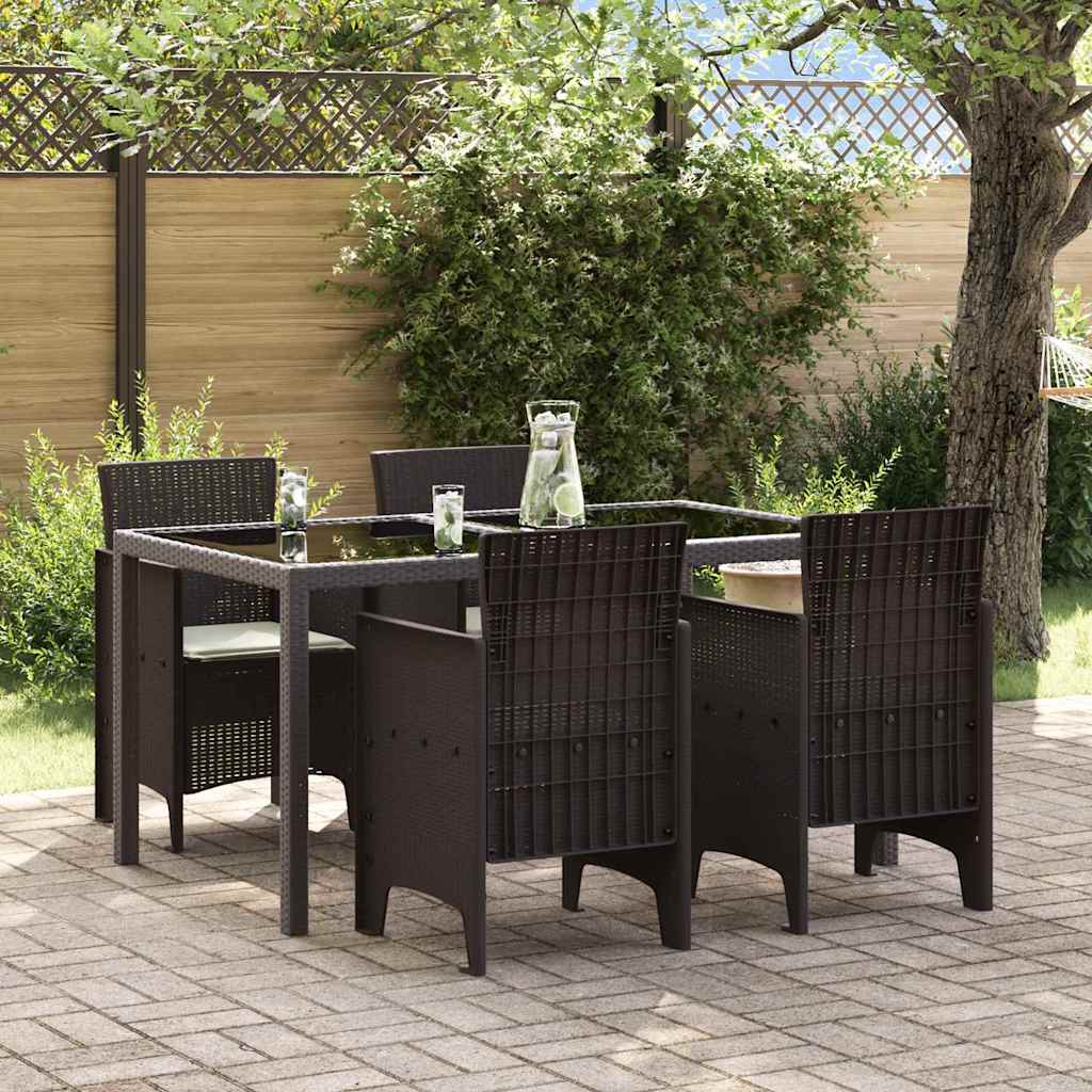 vidaXL Garden chair 2 pcs Anthracite 53 x 49 x 85 cm Polypropylene