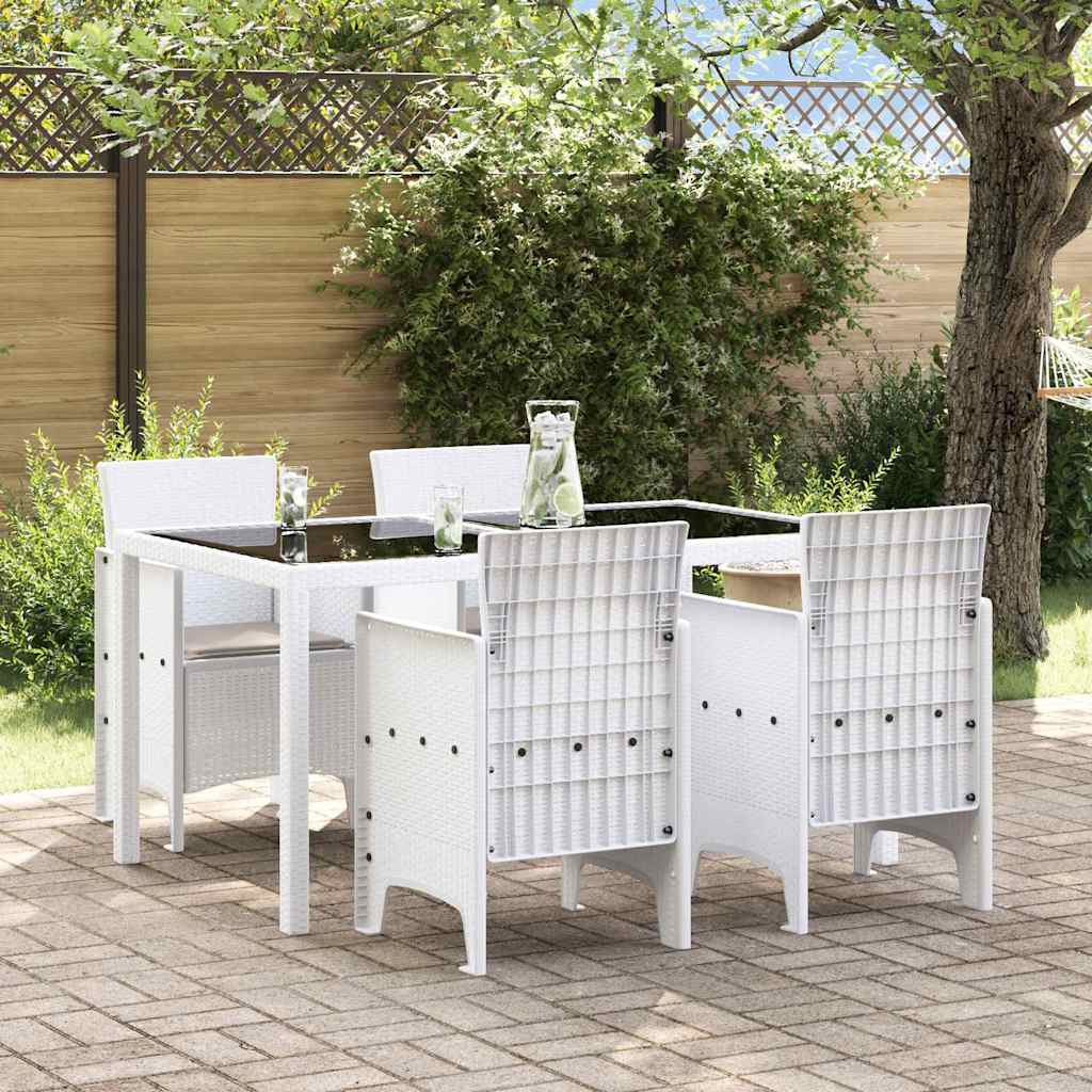vidaXL Garden chair 2 pcs Anthracite 53 x 49 x 85 cm Polypropylene