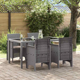 vidaXL Garden chair 2 pcs Anthracite 53 x 49 x 85 cm Polypropylene