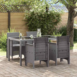 vidaXL Garden chair 2 pcs Anthracite 53 x 49 x 85 cm Polypropylene