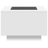 vidaXL Salontafel met Infinity LED 100x100x40 cm wit
