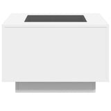 vidaXL Salontafel met Infinity LED 100x100x40 cm wit