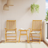 vidaXL Garden Seat Cushions 2 pcs square 45x45x2 cm taupe