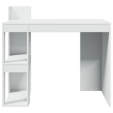 vidaXL Bureau 103,5x56,5x94 cm bewerkt hout wit