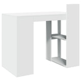 vidaXL Bureau 103,5x56,5x94 cm bewerkt hout wit