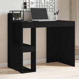 vidaXL Bureau 103,5x56,5x94 cm bewerkt hout wit