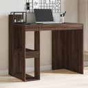 vidaXL Bureau 103,5x56,5x94 cm bewerkt hout wit