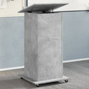 vidaXL Drafting Table with Wheels and Drawer 55x55x107 cm Engineered Wood White