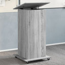 vidaXL Drafting Table with Wheels and Drawer 55x55x107 cm Engineered Wood White