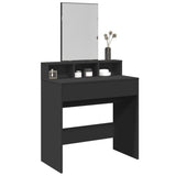 vidaXL Dressing table with mirror 80x41x144.5 cm white