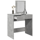 vidaXL Kaptafel met spiegel 73x46,5x120 cm wit