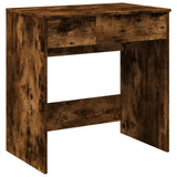 vidaXL Kaptafel met spiegel 73x46,5x120 cm wit