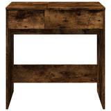 vidaXL Kaptafel met spiegel 73x46,5x120 cm wit