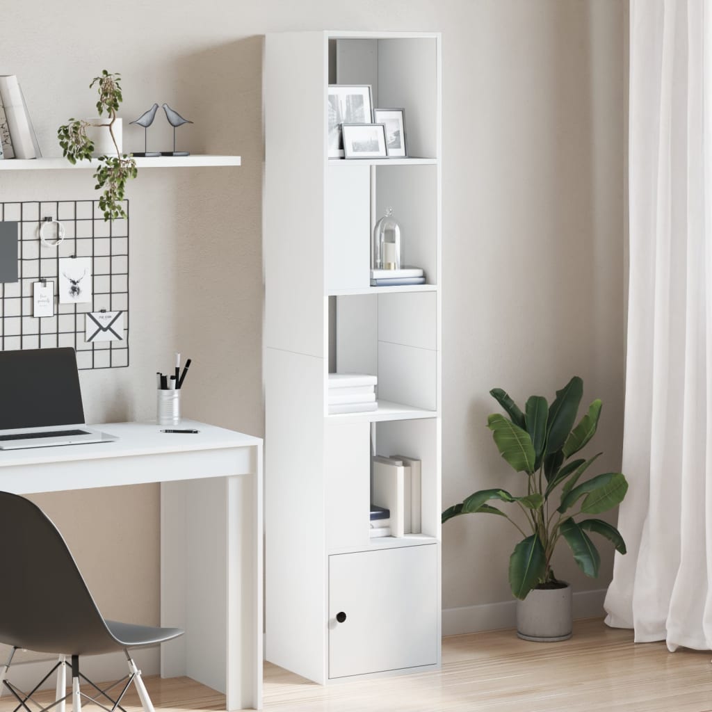 vidaXL Boekenkast 70x36x189 cm bewerkt hout wit