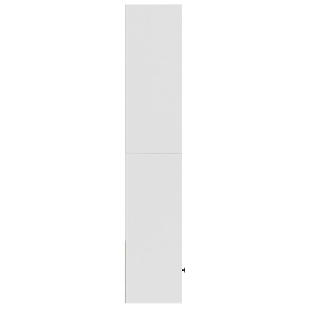 vidaXL Boekenkast 70x36x189 cm bewerkt hout wit
