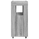 vidaXL Drankkar 60x39,5x89 cm bewerkt hout wit