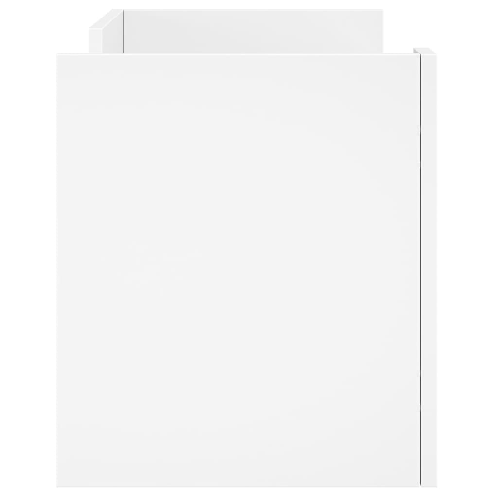 vidaXL Tv-meubel 80x35x40 cm bewerkt hout wit