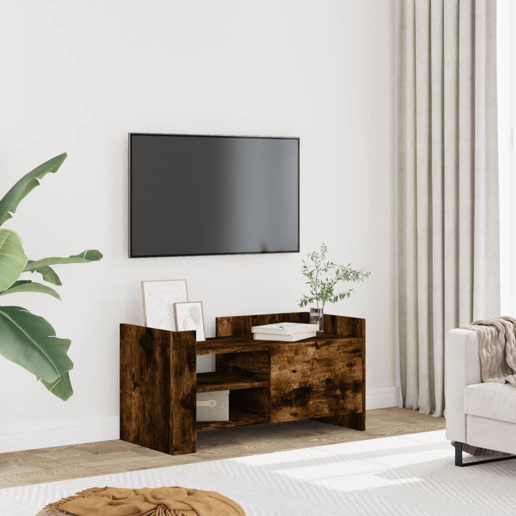 vidaXL Tv-meubel 80x35x40 cm bewerkt hout wit