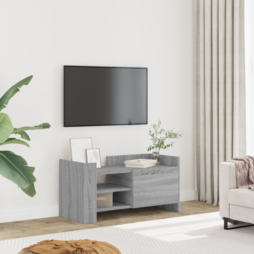 vidaXL Tv-meubel 80x35x40 cm bewerkt hout wit