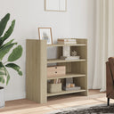 vidaXL Dressoir 45x35x75 cm bewerkt hout wit