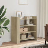 vidaXL Dressoir 45x35x75 cm bewerkt hout wit