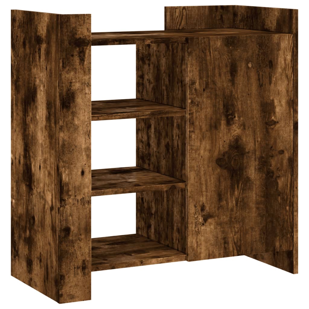 vidaXL Dressoir 73,5x35x75 cm bewerkt hout zwart