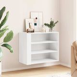 vidaXL Wall Cabinet 75x35x60 cm Engineered Wood White