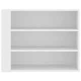 vidaXL Wall Cabinet 75x35x60 cm Engineered Wood White
