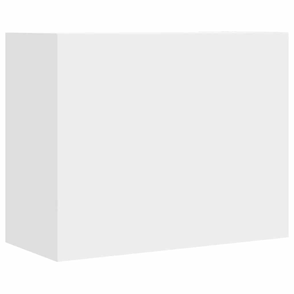 vidaXL Wall Cabinet 75x35x60 cm Engineered Wood White