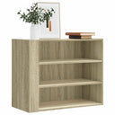 vidaXL Wall Cabinet 75x35x60 cm Engineered Wood White