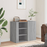 vidaXL Wandkast 75x35x60 cm bewerkt hout wit