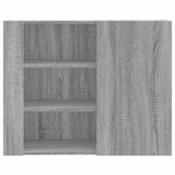 vidaXL Wandkast 75x35x60 cm bewerkt hout wit