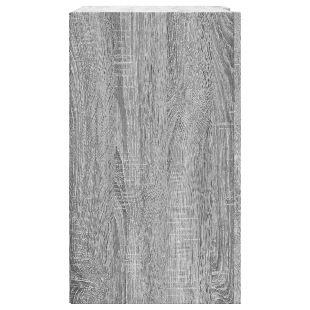 vidaXL Wandkast 75x35x60 cm bewerkt hout wit