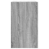 vidaXL Wandkast 75x35x60 cm bewerkt hout wit