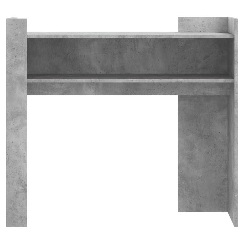 vidaXL Wandtafel 100x35x90 cm bewerkt hout wit