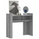 vidaXL Wandtafel 100x35x90 cm bewerkt hout wit