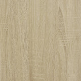 vidaXL Wandtafel 100x35x74,5 cm bewerkt hout zwart