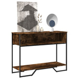 vidaXL Wandtafel 100x35x74,5 cm bewerkt hout zwart