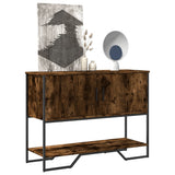 vidaXL Console Table 100x35x74.5 cm Engineered Wood Smoked Oak