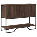 vidaXL Console Table 100x35x74.5 cm Engineered Wood Smoked Oak
