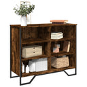 vidaXL Dressoir 91x35,5x74,5 cm bewerkt hout zwart