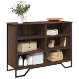 vidaXL Dressoir 91x35,5x74,5 cm bewerkt hout zwart