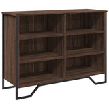 vidaXL Dressoir 91x35,5x74,5 cm bewerkt hout zwart