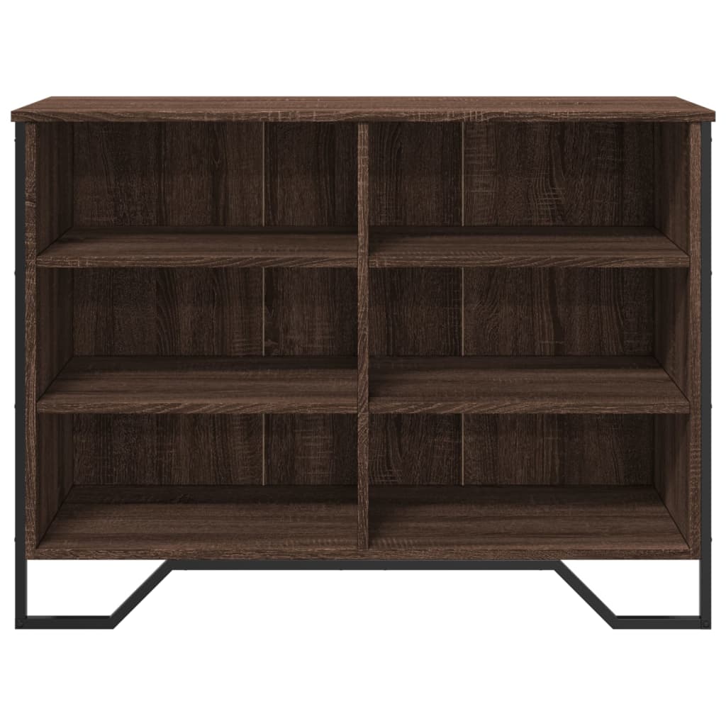 vidaXL Dressoir 91x35,5x74,5 cm bewerkt hout zwart