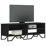 vidaXL TV Cabinet 122x34x41 cm Engineered Wood Black