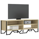 vidaXL TV Cabinet 122x34x41 cm Engineered Wood Black