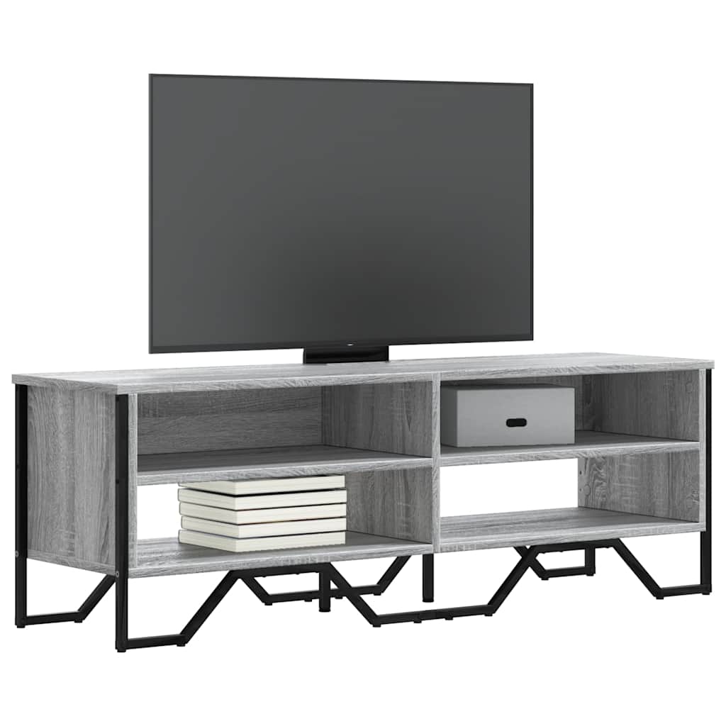 vidaXL TV Cabinet 122x34x41 cm Engineered Wood Black